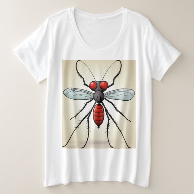 "T-shirt moustique maléfique - Libérez le Buzz (Design devant)