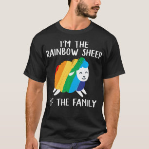 T-shirt Mouton Arc-en-ciel Fierté Tardive Lesbienne Gay Cs