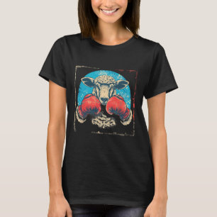 T-shirt Mouton de boxe Gants de boxe Lamb Boxing Kickboxin
