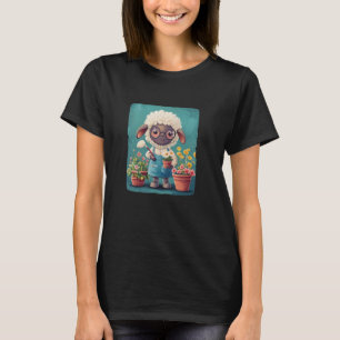 T-shirt Mouton de jardinier drôle avec une touche d'humour