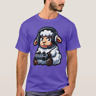T-shirt Mouton Gamer Jeux vidéo garçon famille