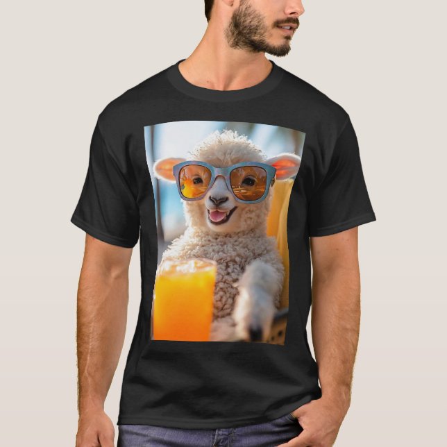 T-shirt Mouton jouit du congé d'autruche (Devant)