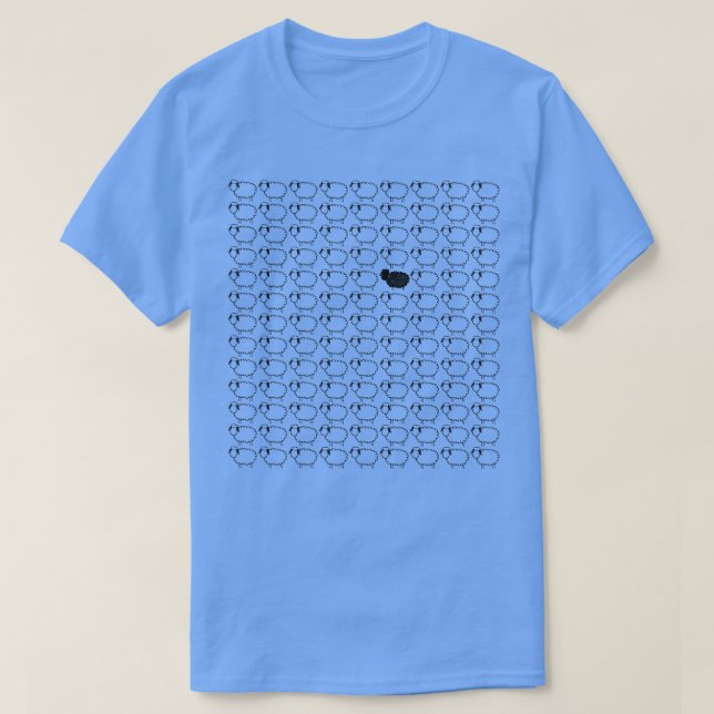 T-shirt Mouton noir (Design devant)