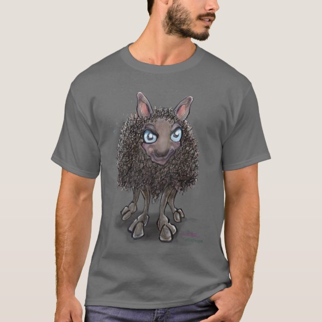 T-shirt Mouton noir (Devant)