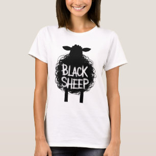 T-shirt Mouton Noir : Unique