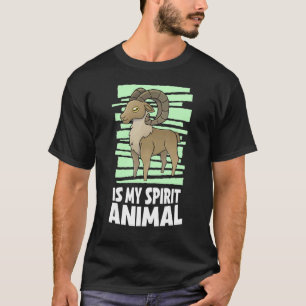 T-shirt Mouton Sauvage Est Mon Animal Spirituel Enfants Mo