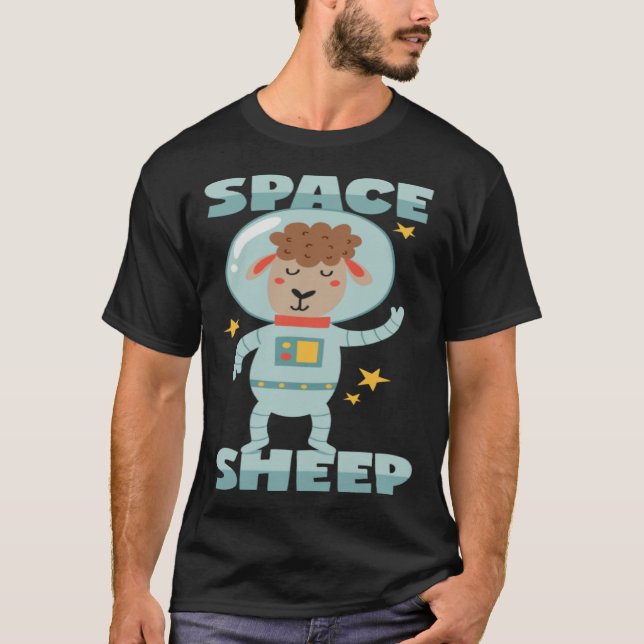 T-shirt Mouton spatial (Devant)
