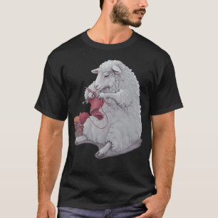 T-shirt Mouton Tricot Crochet Tricoteuse Crocheteuse Laine