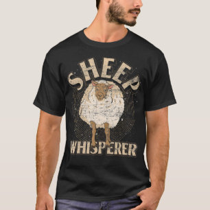 T-shirt Mouton Whisperer Agricole Amoureux des animaux Far