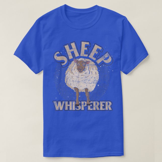 T-shirt Mouton Whisperer Agricole Amoureux des animaux Far (Design devant)