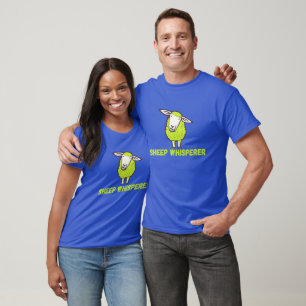 T-shirt Mouton Whisperer Mignonne Mouton Drôle