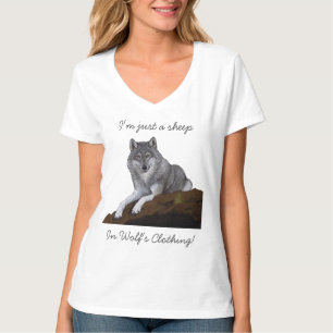 T-shirt Moutons dans les vêtements de loup