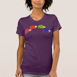 T-shirt Moutons d'arc-en-ciel