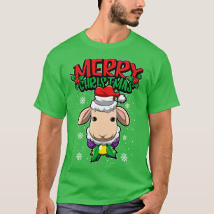 T-shirt Moutons de Noël Sweet Animaux de Noël agneau