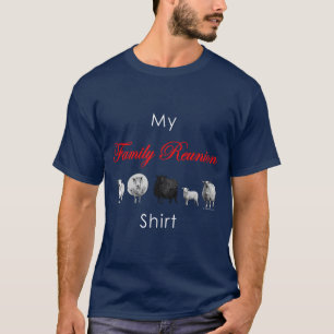 T-shirt Moutons de réunion familiale