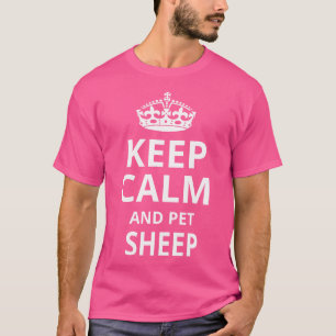 T-shirt Moutons Drôle Garder Calme Et Moutons Animaux
