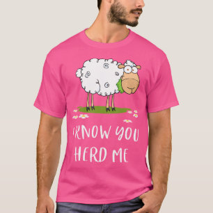 T-shirt Moutons Drôle Je Connais Vous M'Enfermez Mignons M