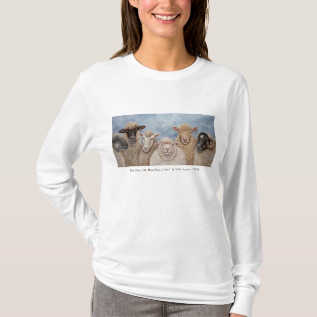 T-shirt Moutons drôles (Devant)