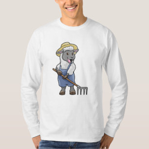 T-shirt Moutons fermiers avec gâteau et Casquette