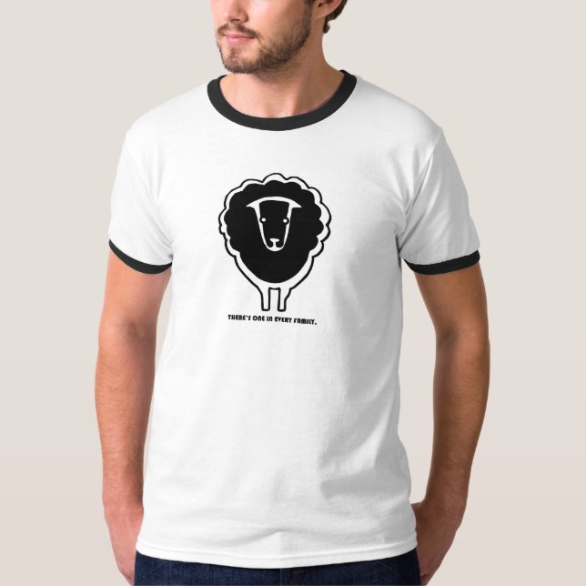 T-shirt Moutons noirs (Devant)