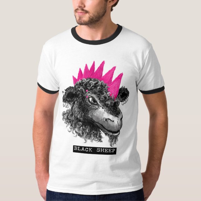 T-shirt Moutons noirs (Devant)