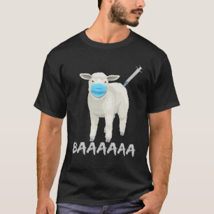 T-shirt Moutons Ou Cheeple Anti-Vaccin Et Masque