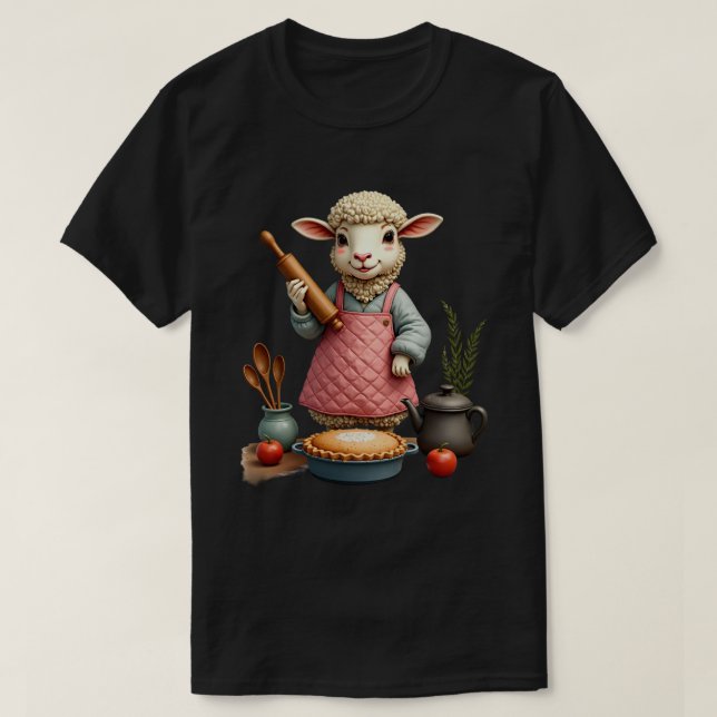 T-shirt Moutons qui cuisent (Design devant)