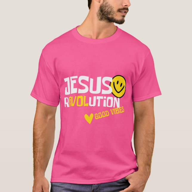 T-shirt Mouvement de la révolution Jésus (Devant)