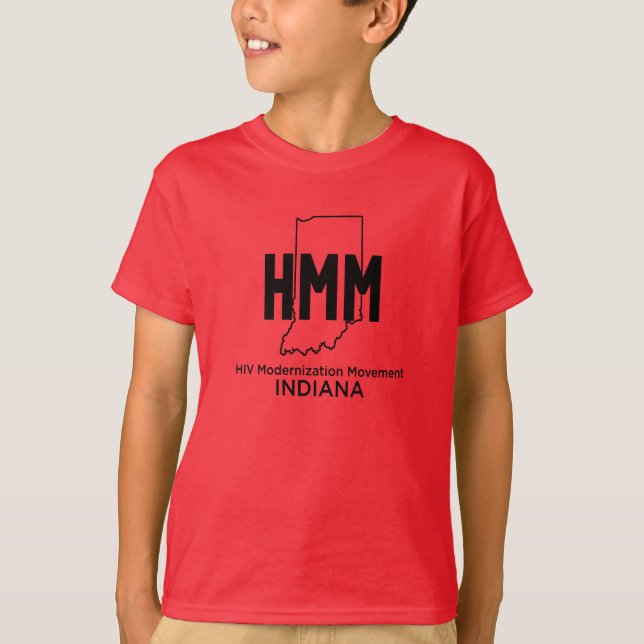 T-shirt Mouvement de modernisation du VIH Indiana (Devant)