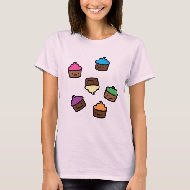 T-shirt Mouvement giratoire de gâteau (Devant)