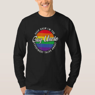 T-shirt Mouvement social de fierté queer LGBT Oncle gay