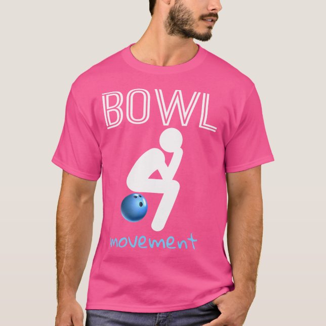 T-shirt Mouvements de boule Mouvements de boule Bowling dr (Devant)