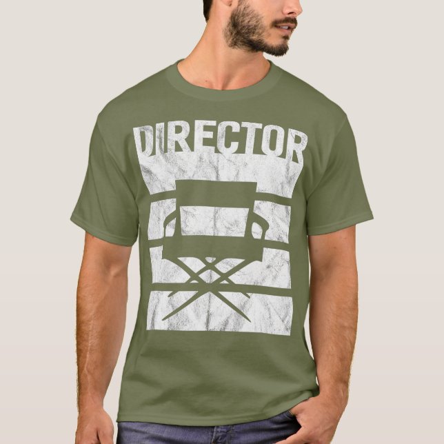 T-shirt Movie Director - Movie Lover Gifts - Filmmaker (Devant)