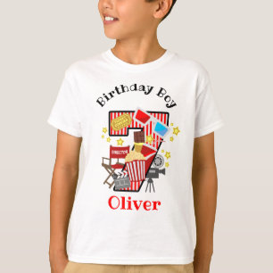 T-shirt Movie Patry Septième Anniversaire Garçon chemise