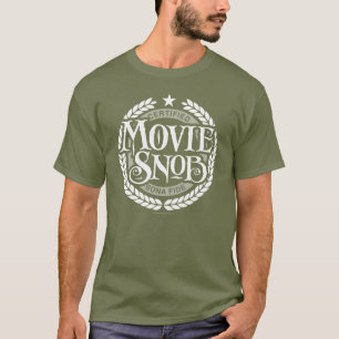 T-shirt Movie Snob - amusant amoureux du cinéma