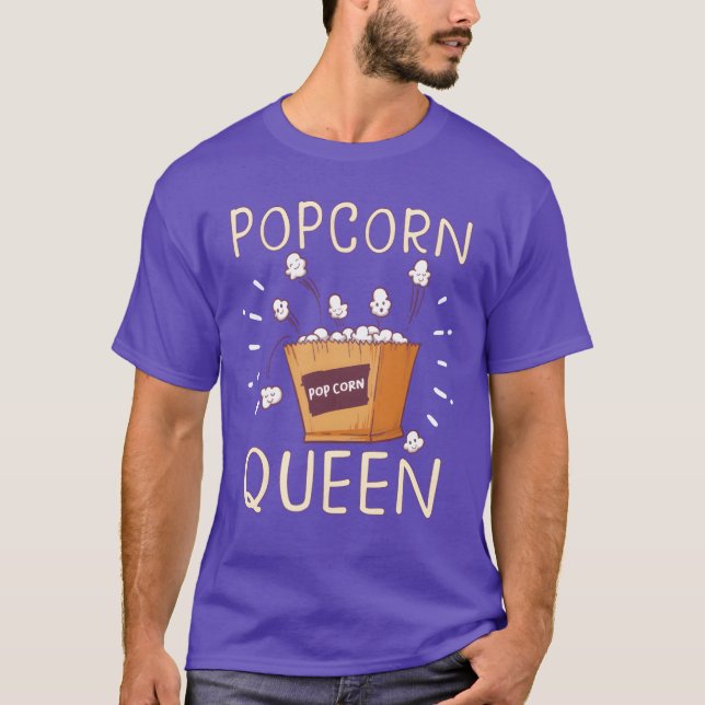 T-shirt Movie Watching Cinema Popcorn Binge Watching frien (Devant)