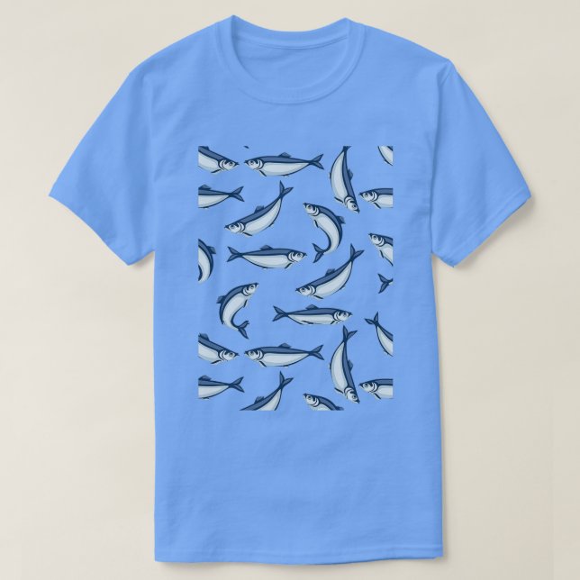 T-shirt Movimento Le Sardine Anti-Salvini Anti-Lega Peace (Design devant)