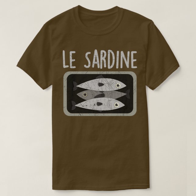 T-shirt Movimento Le Sardine Anti-Salvini Peace Movement  (Design devant)