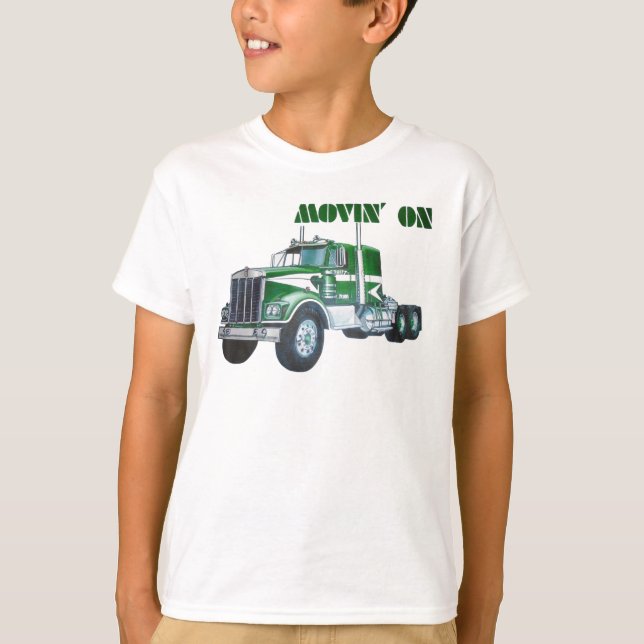 T-shirt Movin On Kenworth (Devant)