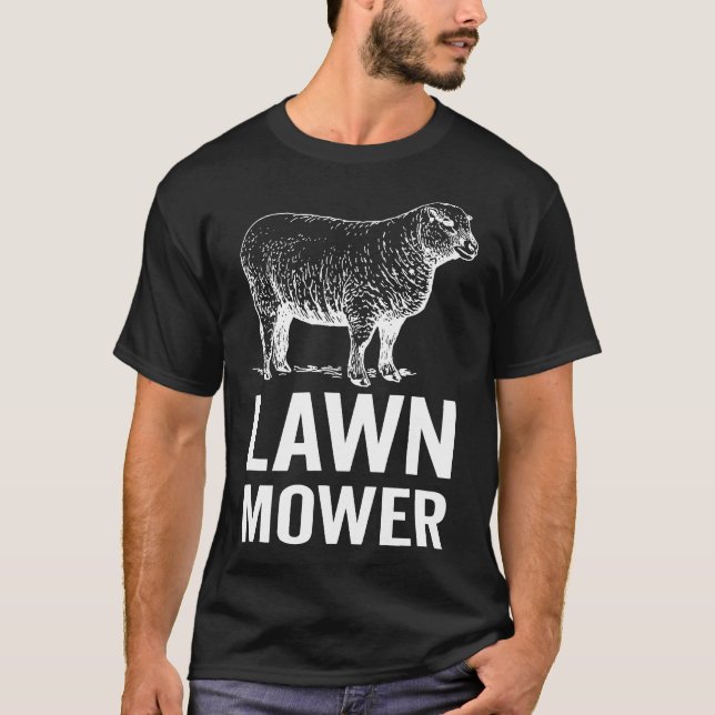 T-shirt Mowologue Mowologist Mower Gardener (Devant)