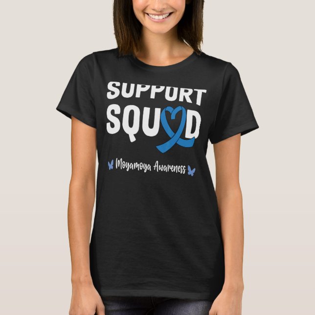 T-shirt Moyamoya Maladie Sensibilisation Papillon Support  (Devant)