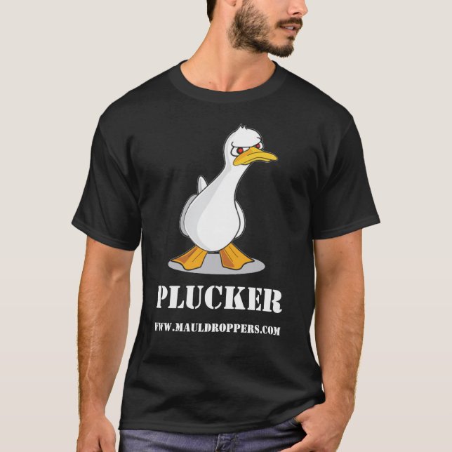 T-shirt moyen de plumeur de canard de Mauldroppers (Devant)