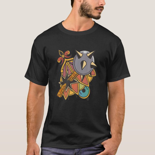 T-shirt Moyen et Renaissance Fair Armes Premium (Devant)