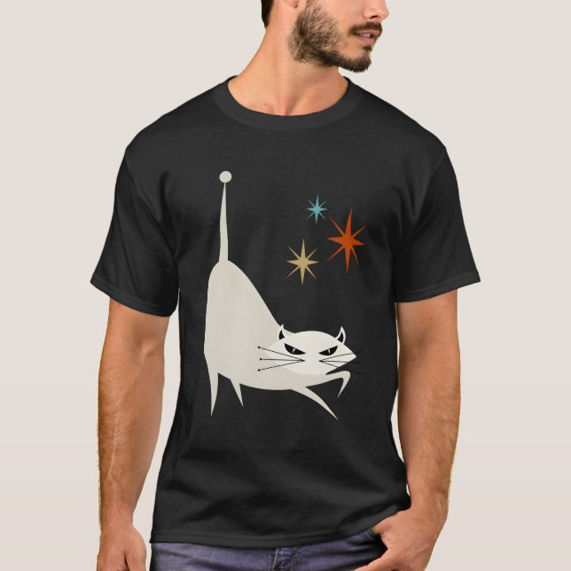 T-shirt Moyen-siècle Cat (Devant)