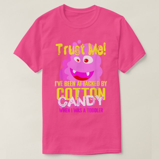 T-shirt Moyenne de bonbon de coton (Design devant)