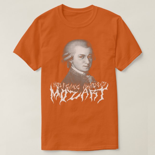 T-shirt Mozart Metal (Design devant)