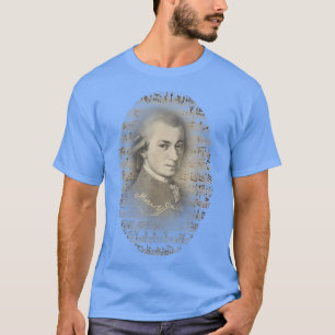 T-shirt Mozart Mozart Portrait Musique classique Lover Cad