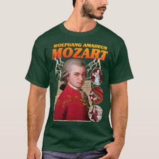 T-shirt MOZART RAPEE al Compositeur Musique Bandee boy