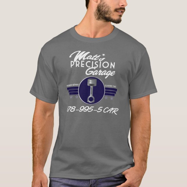 T-shirt MPG - Piston - avant seulement avec le téléphone (Devant)