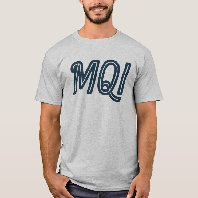 T-shirt MQI Manteo NC - Code d'aéroport - Outer Banks Avia (Devant)
